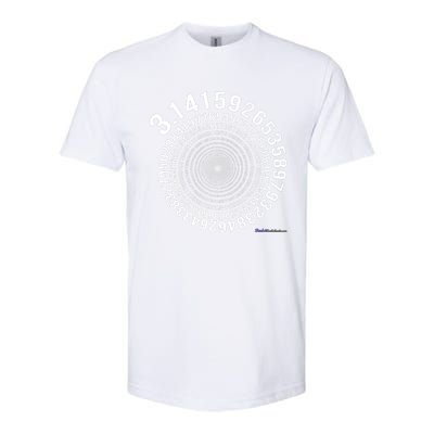 5,000 Digit Pi Day Spiral Softstyle CVC T-Shirt