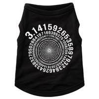 5000 Digit Pi Day Spiral Funny Doggie Tank