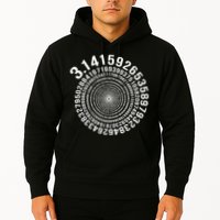 5000 Digit Pi Day Spiral Funny Hoodie