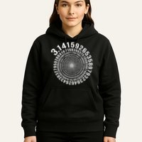5000 Digit Pi Day Spiral Funny Hoodie
