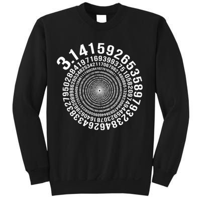 5000 Digit Pi Day Spiral Funny Sweatshirt