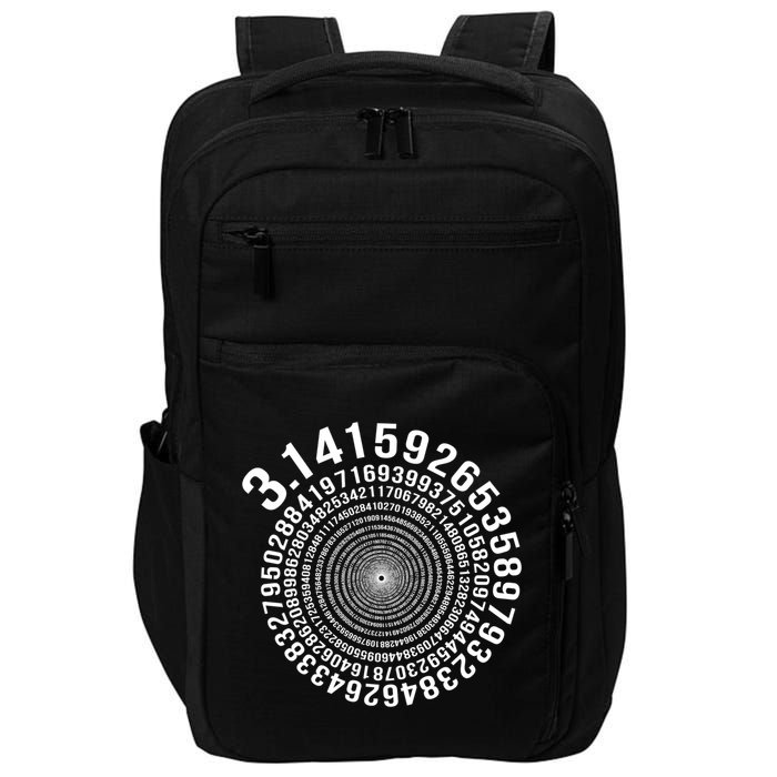 5000 Digit Pi Day Spiral Funny Impact Tech Backpack