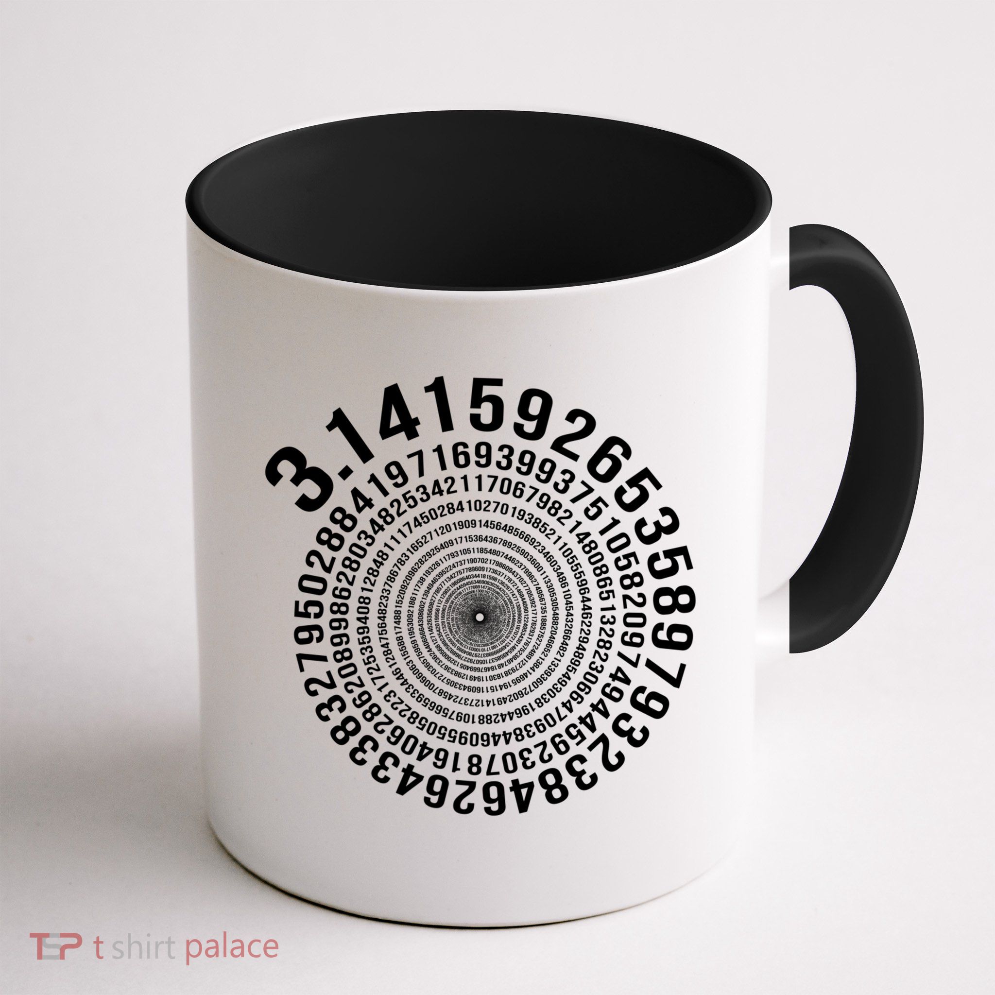 5000 Digit Pi Day Spiral Funny Mug