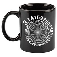5000 Digit Pi Day Spiral Funny 11oz C Handle Ceramic Mug