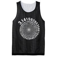5000 Digit Pi Day Spiral Funny Mesh Reversible Basketball Jersey Tank