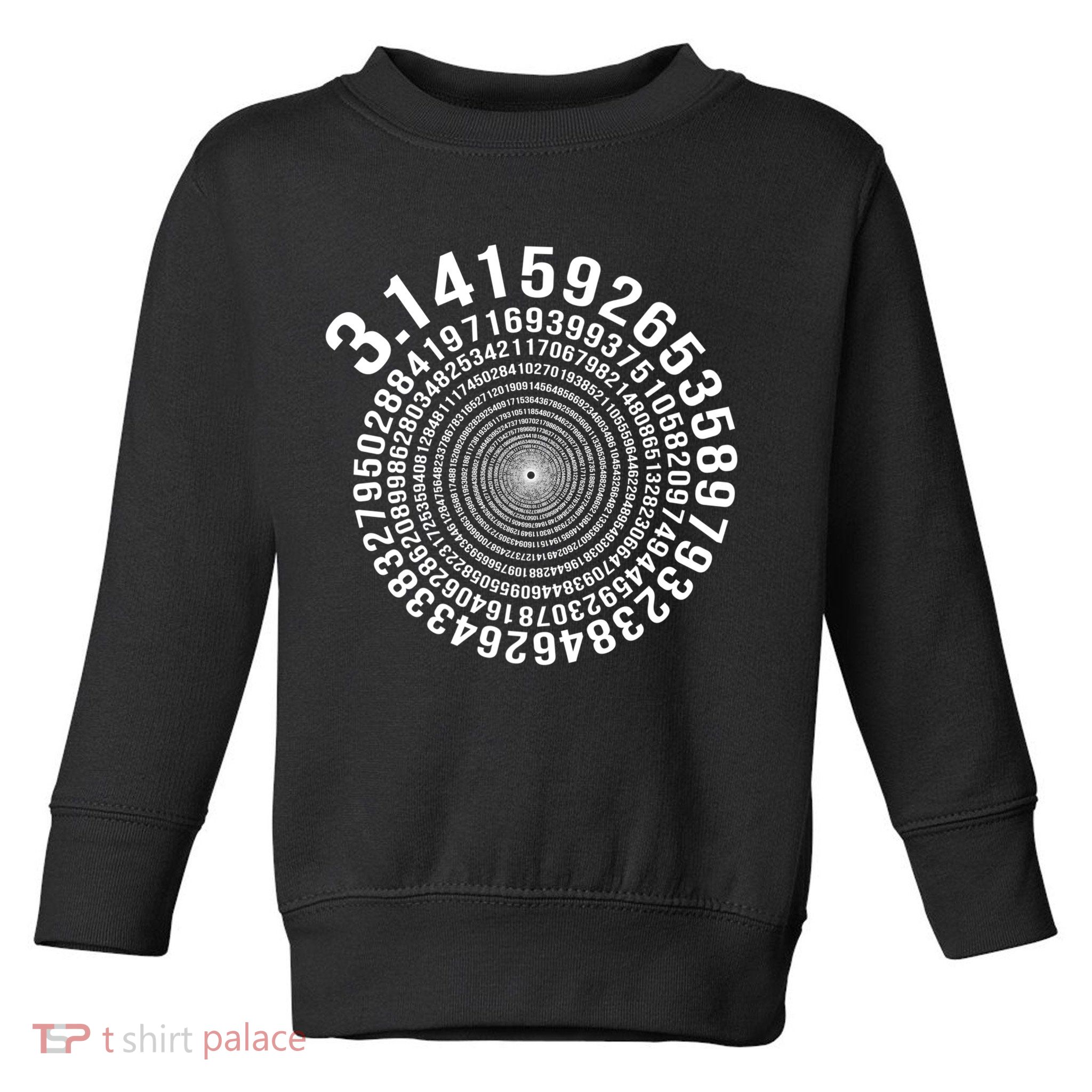 5000 Digit Pi Day Spiral Funny Toddler Sweatshirt
