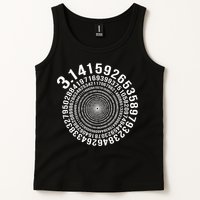 5000 Digit Pi Day Spiral Funny Tank Top