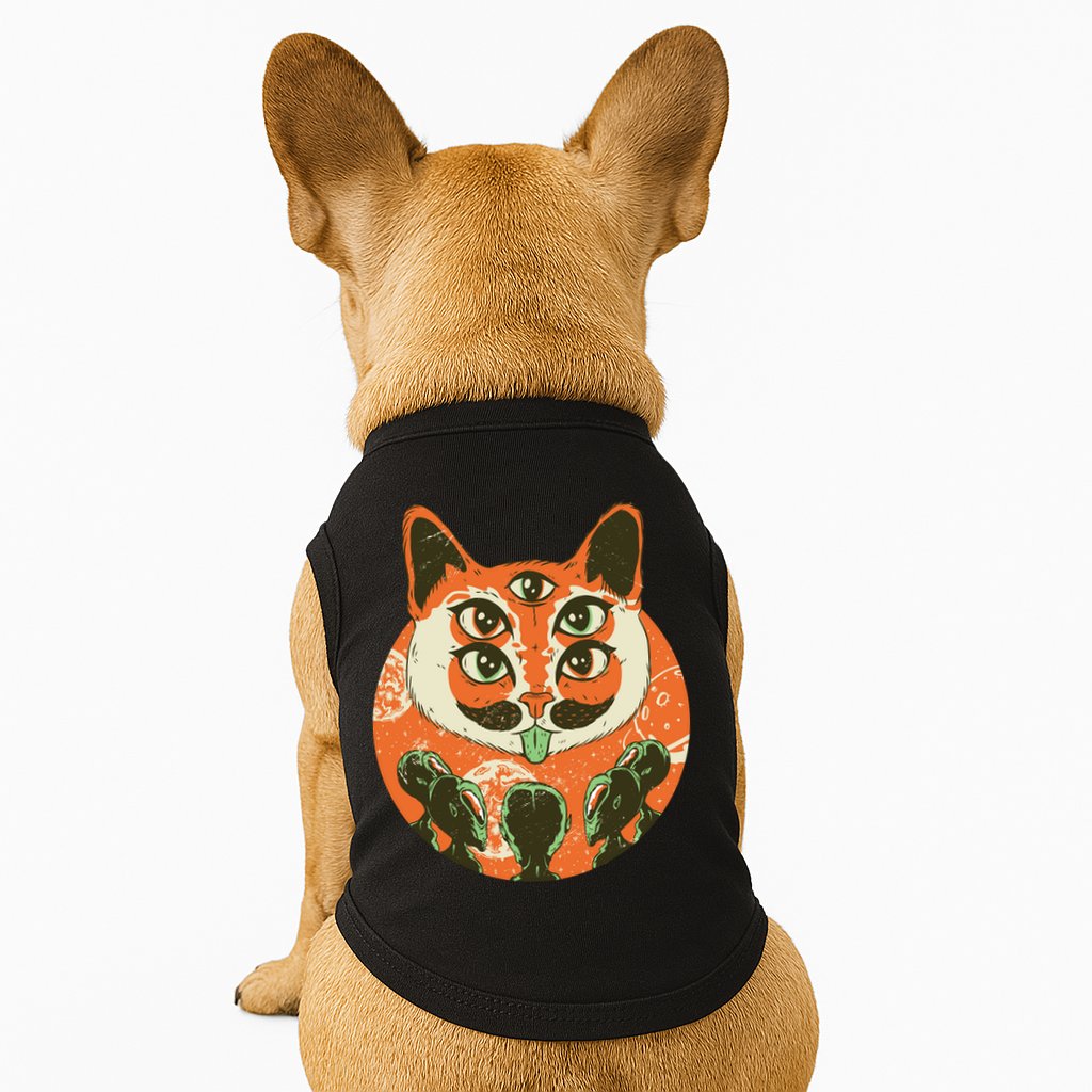 5 Eyed Alien Cat Doggie Tank