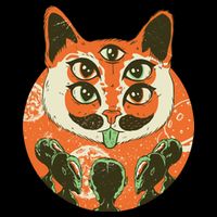 5 Eyed Alien Cat Cooling Performance Crew T-Shirt