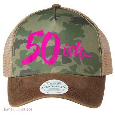 50ish Funny 50th Birthday Turning 50 Years Old Legacy Tie Dye Trucker Hat