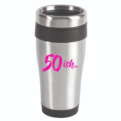50ish Funny 50th Birthday Turning 50 Years Old 16oz Travel Tumbler