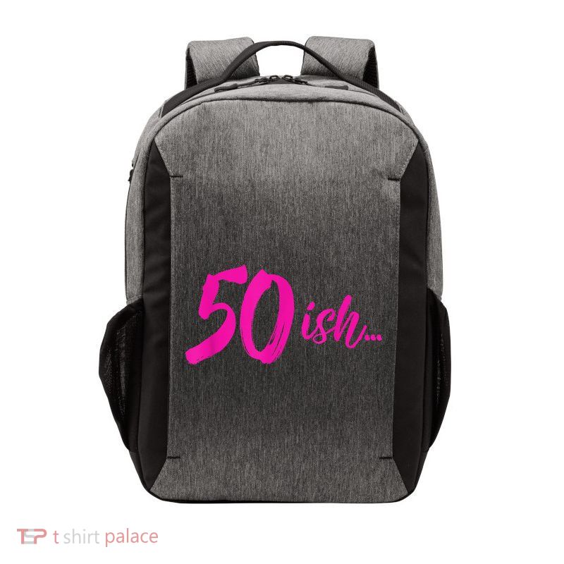 50ish Funny 50th Birthday Turning 50 Years Old Vector Backpack