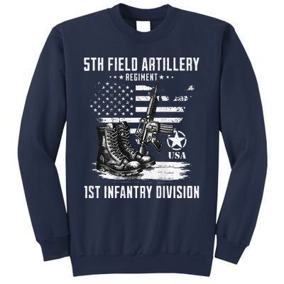 5th Field Artillery Regiment Veteran Military Distressed Sweatshirt