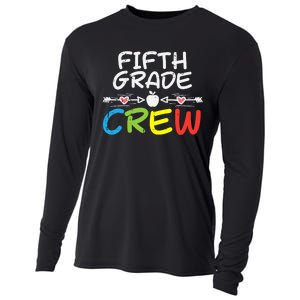 5th Fifth Grade Crew First Day Of School Boy Girl Teacher Cooling Performance Long Sleeve Crew