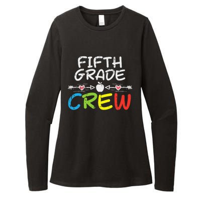 5th Fifth Grade Crew First Day Of School Teacher Womens CVC Long Sleeve Shirt