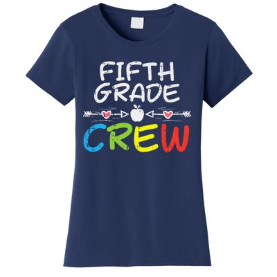 5th Fifth Grade Crew First Day Of School Teacher Women's T-Shirt