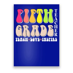 5Th Fifth Grade Teacher Back To School Or Appreciation Week Cute Gift Poster