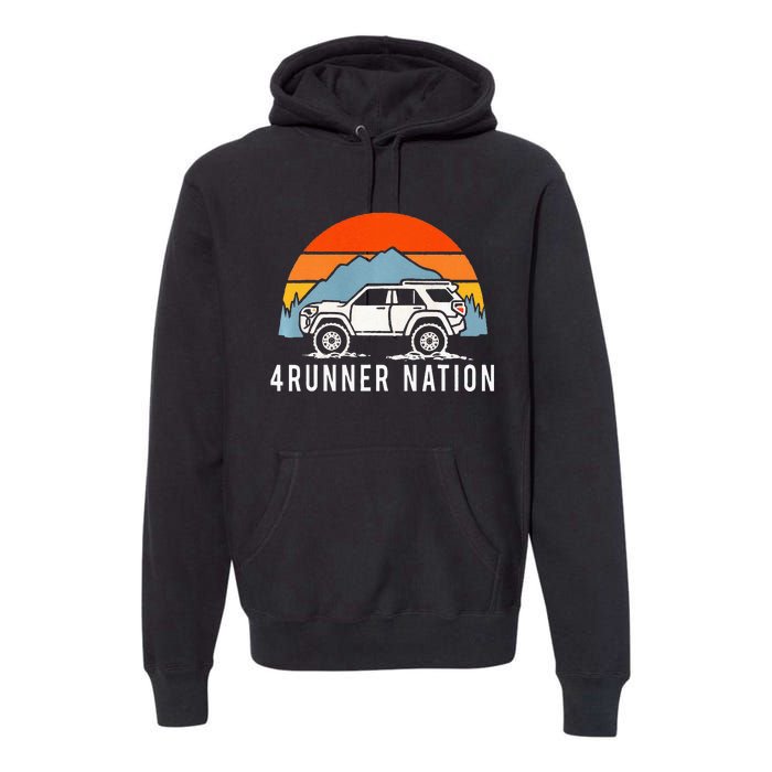 5th Gen 4Runner Heritage Sunset Vibes Premium Hoodie