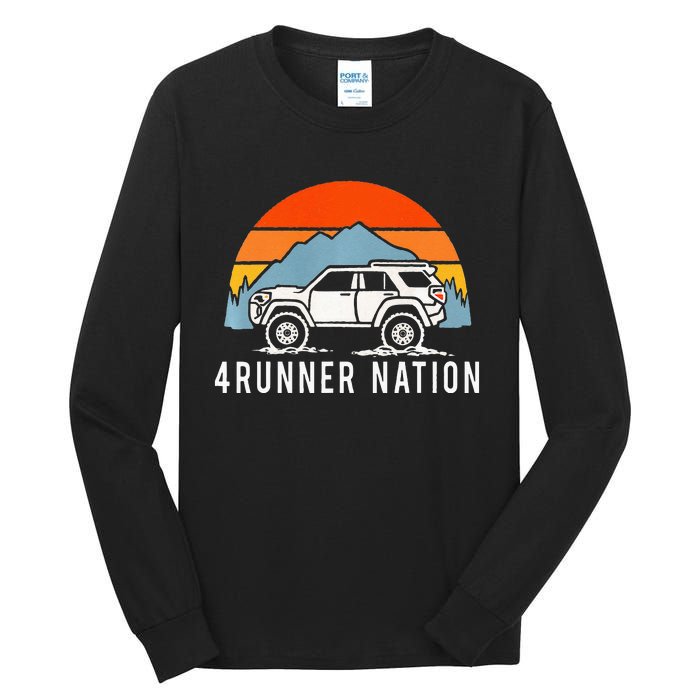 5th Gen 4Runner Heritage Sunset Vibes Tall Long Sleeve T-Shirt