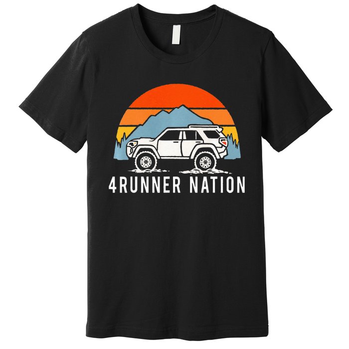 5th Gen 4Runner Heritage Sunset Vibes Premium T-Shirt