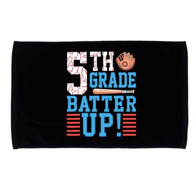 5th Grade Back To School 5th Grade Batter Up Baseball Microfiber Hand Towel