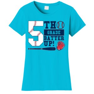 5th Grade Batter Up Baseball Back To School Women's T-Shirt