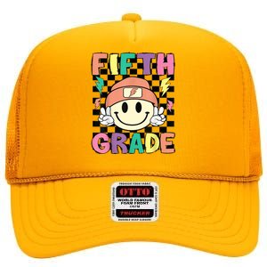 5Th Grade Back To School High Crown Mesh Back Trucker Hat