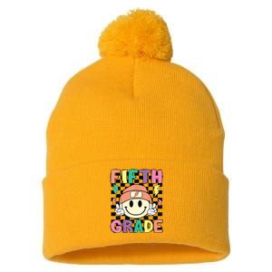 5Th Grade Back To School Pom Pom 12in Knit Beanie