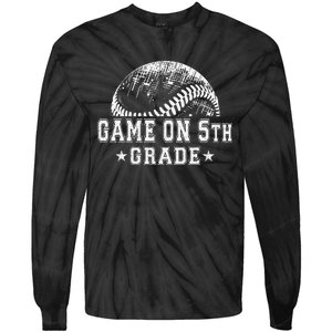 5th Grade Baseball Lovers Tie-Dye Long Sleeve Shirt