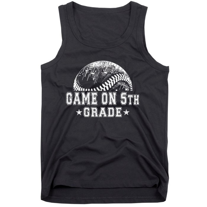 5th Grade Baseball Lovers Tank Top