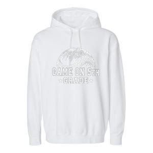 5th Grade Baseball Lovers Garment-Dyed Fleece Hoodie