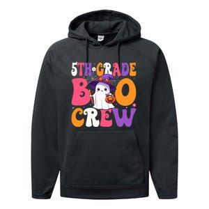 5th Grade Boo Crew Halloween Fifth Grade Halloween Teacher Performance Fleece Hoodie