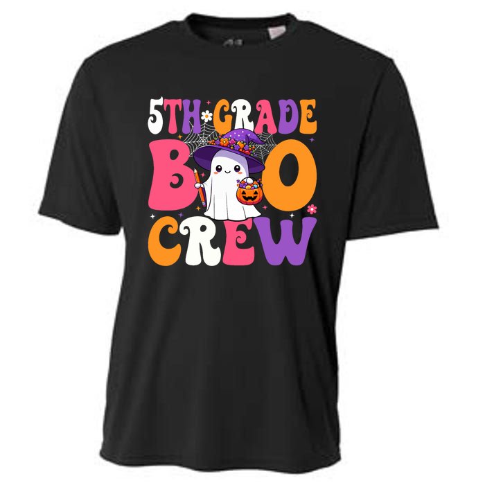 5th Grade Boo Crew Halloween Fifth Grade Halloween Teacher Cooling Performance Crew T-Shirt