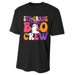 5th Grade Boo Crew Halloween Fifth Grade Halloween Teacher Performance Sprint T-Shirt