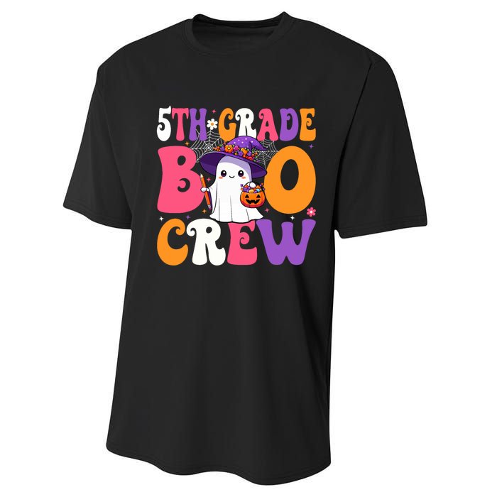 5th Grade Boo Crew Halloween Fifth Grade Halloween Teacher Performance Sprint T-Shirt