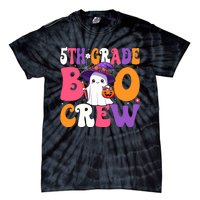 5th Grade Boo Crew Halloween Fifth Grade Halloween Teacher Tie-Dye T-Shirt