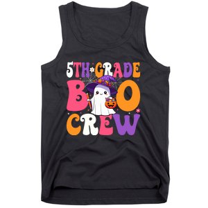 5th Grade Boo Crew Halloween Fifth Grade Halloween Teacher Tank Top