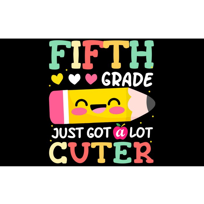 5th Grade Back To School Just Got A Lot Cuter Gift Bumper Sticker