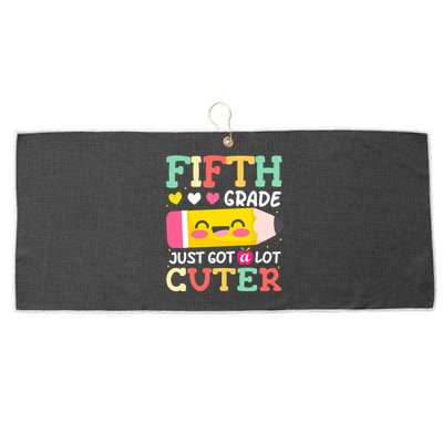 5th Grade Back To School Just Got A Lot Cuter Gift Large Microfiber Waffle Golf Towel