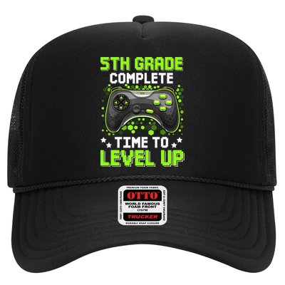 5th Grade Complete Time To Level Up Gaming Graduation Trucker Hat