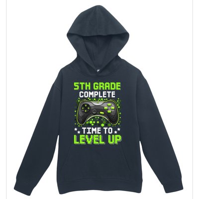 5th Grade Complete Time To Level Up Gaming Graduation Urban Pullover Hoodie