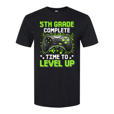 5th Grade Complete Time To Level Up Gaming Graduation Softstyle CVC T-Shirt