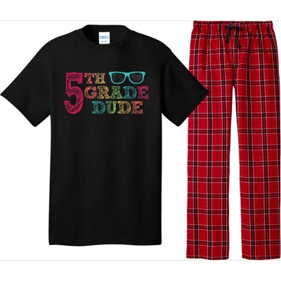 5th Grade Dude Funny First Day of School Students Pajama Set