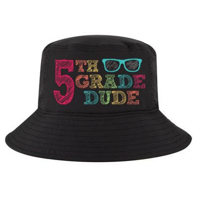 5th Grade Dude Funny First Day Of School Students Cool Comfort Performance Bucket Hat