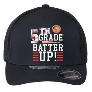 5th Grade First Day of School 5th Grade Batter Up Baseball Flexfit Unipanel Trucker Cap