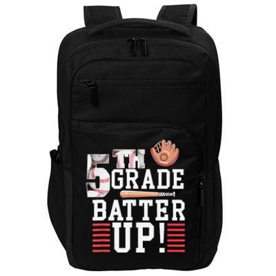 5th Grade First Day of School 5th Grade Batter Up Baseball Impact Tech Backpack