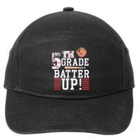 5th Grade First Day of School 5th Grade Batter Up Baseball 7-Panel Snapback Hat