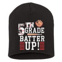 5th Grade First Day of School 5th Grade Batter Up Baseball Short Acrylic Beanie