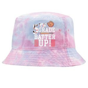 5th Grade First Day of School 5th Grade Batter Up Baseball Tie-Dyed Bucket Hat