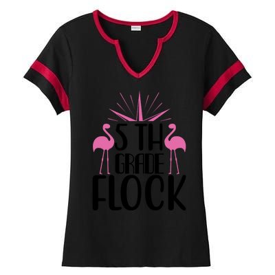 5th Grade Flock Ladies Halftime Notch Neck Tee